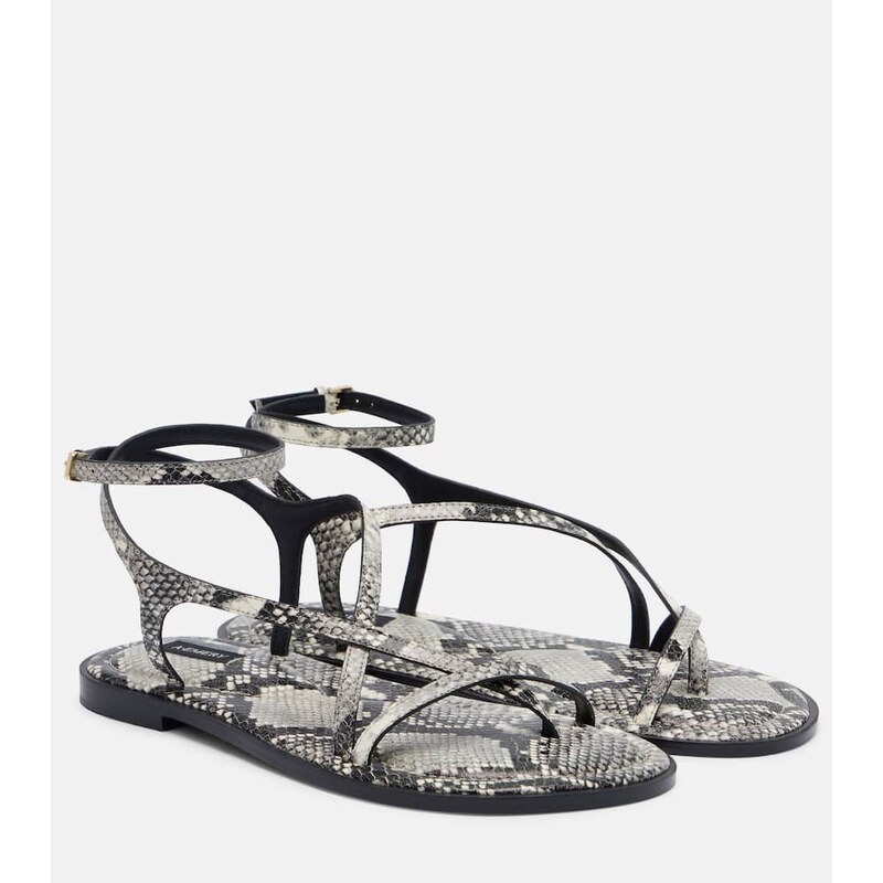 A.Emery Edna snake-effect leather sandals