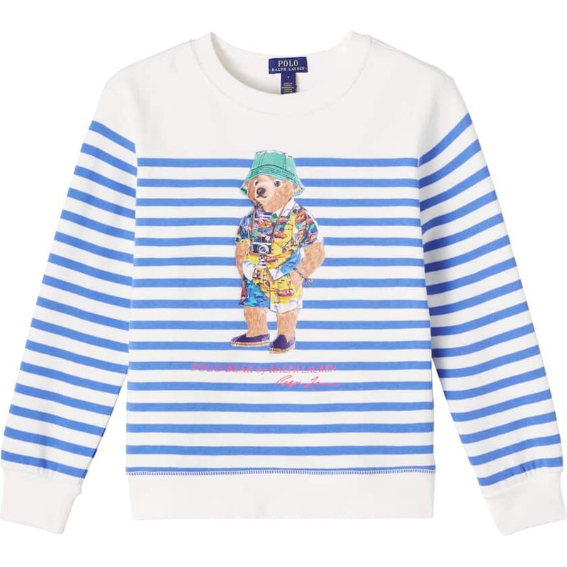 Polo Ralph Lauren Kids Polo Bear cotton-blend sweater