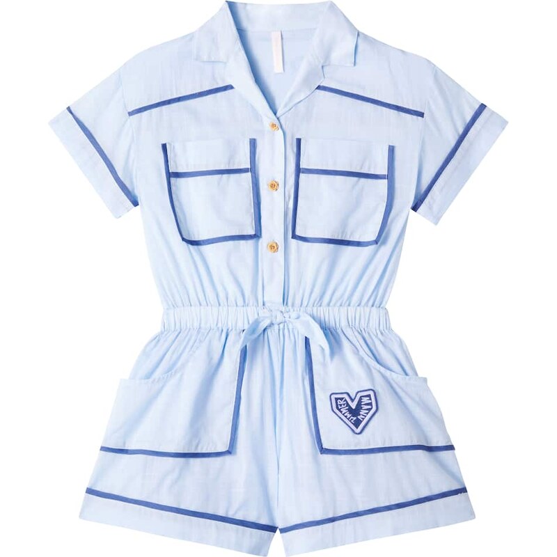 Zimmermann Kids Rhiannon cotton playsuit