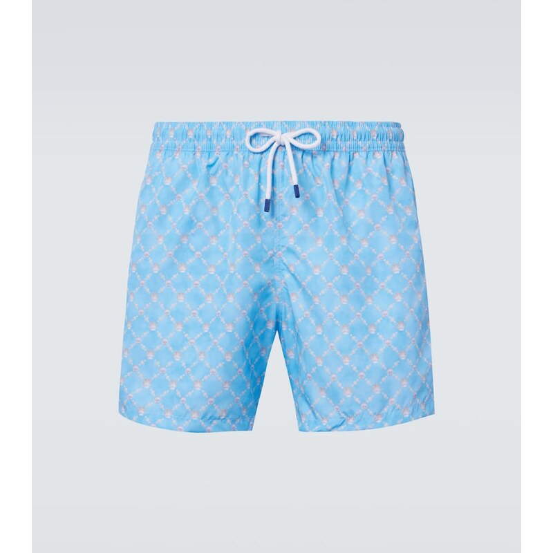 Fedeli Madeira printed swim trunks
