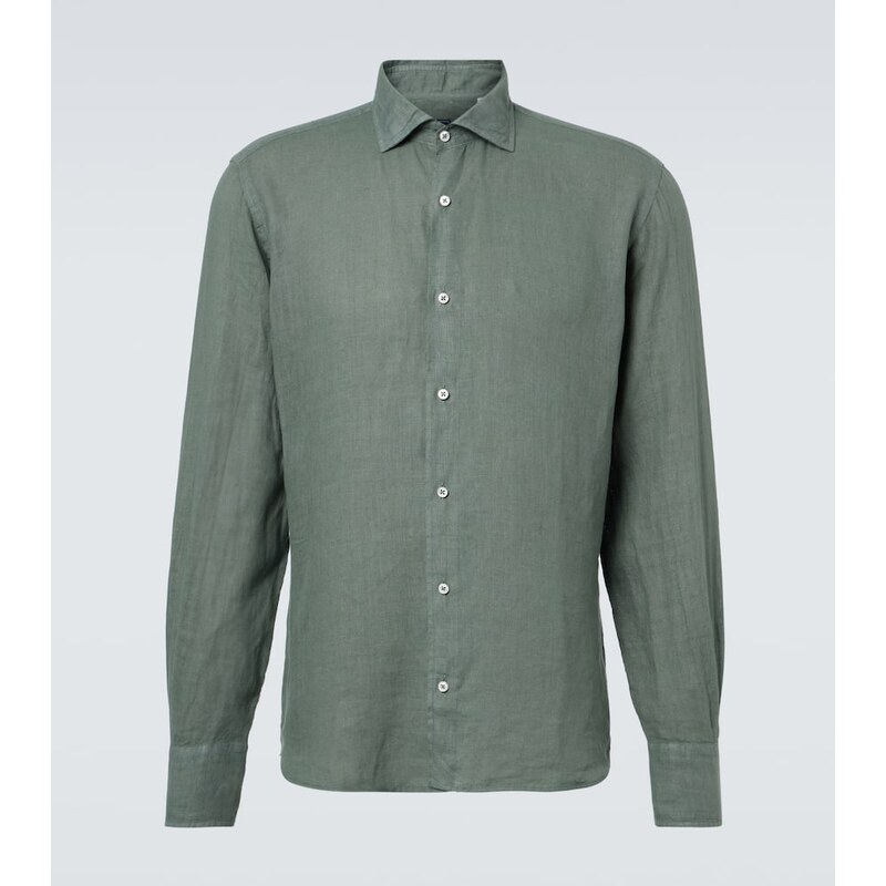 Fedeli Nick linen shirt