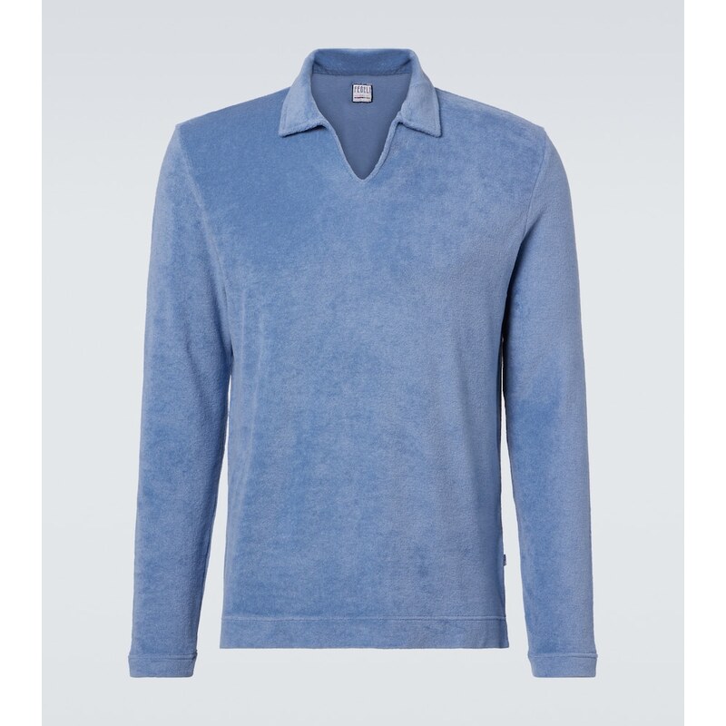 Fedeli Peter cotton terry polo shirt