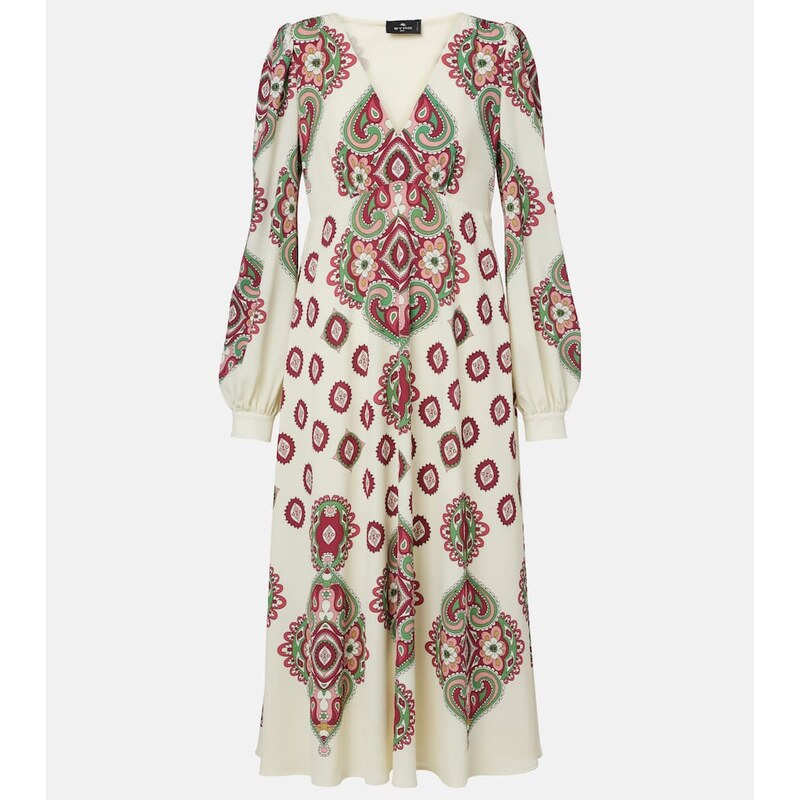 Etro Paisley midi dress
