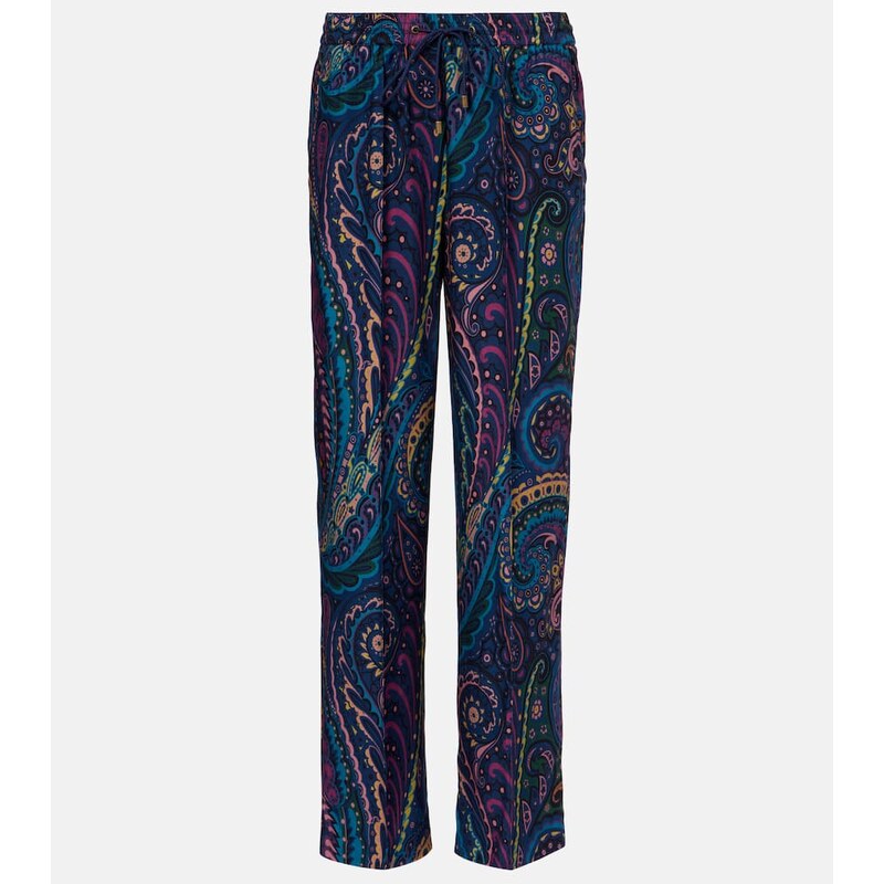 Etro Printed straight pants