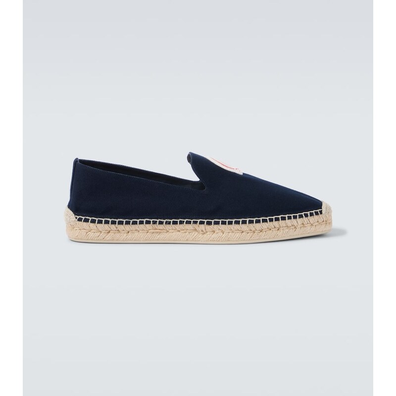 Christian Louboutin Nanou Mooncrest canvas espadrilles