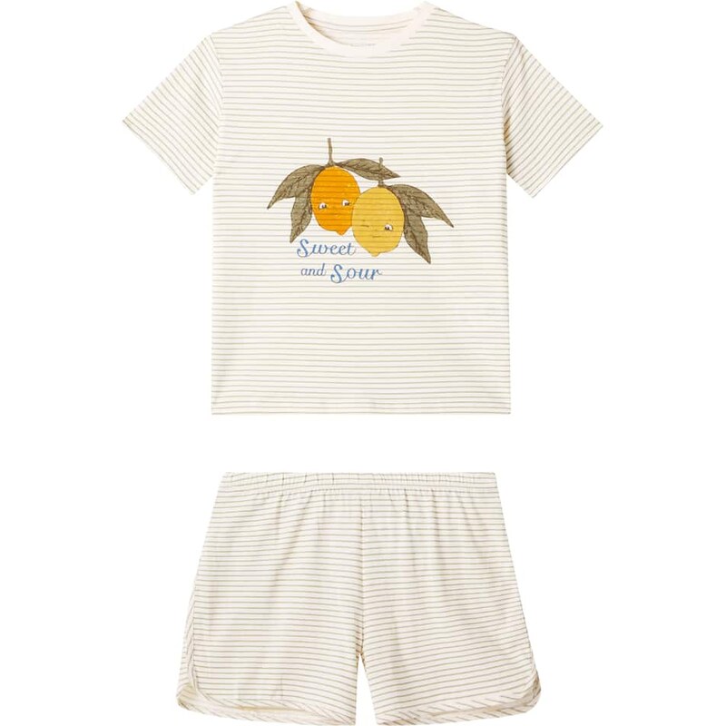 Konges Sløjd Famo cotton T-shirt and shorts set