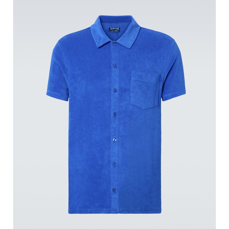 Vilebrequin Cotton-blend terry bowling shirt