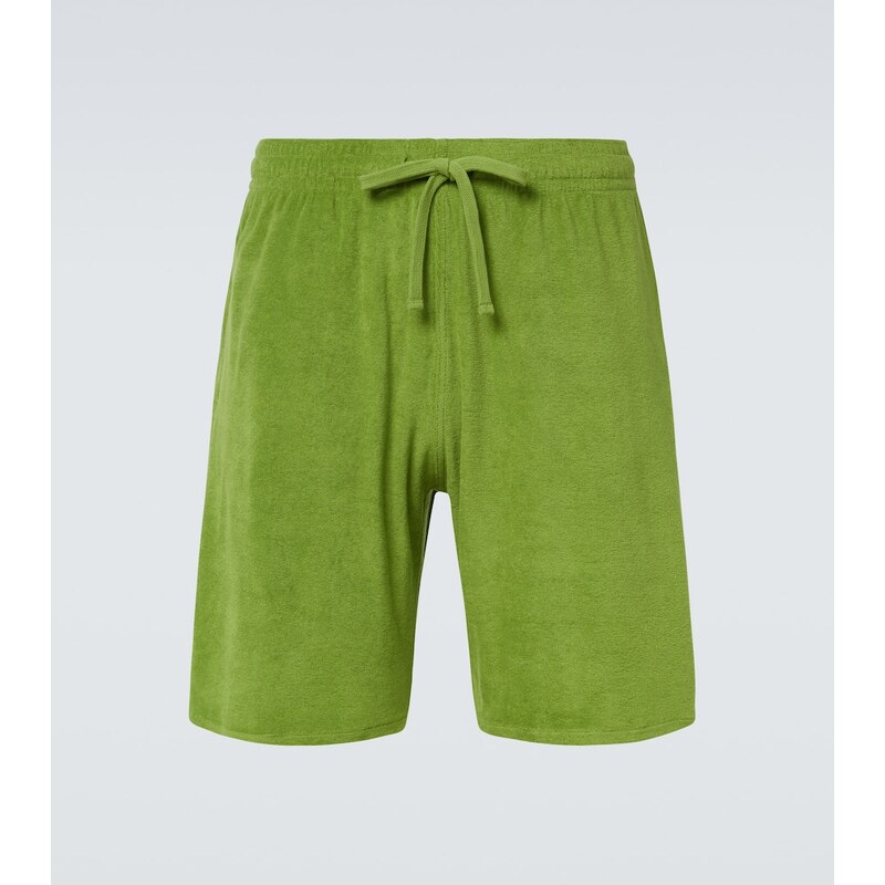 Vilebrequin Cotton-blend terry Bermuda shorts