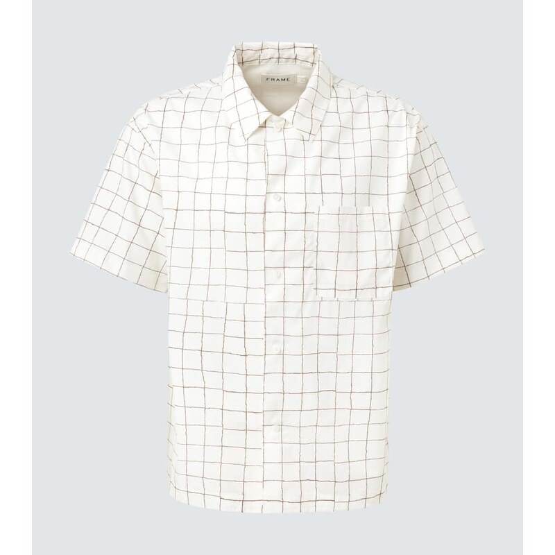 Frame Checked bowling shirt
