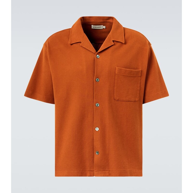 Frame Cotton piquÃ bowling shirt