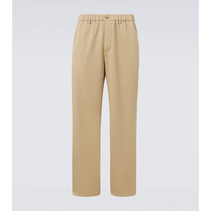 Frame Cotton straight pants