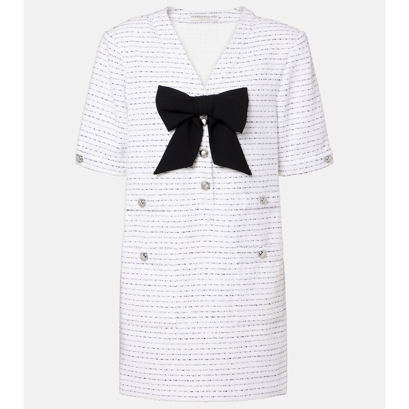 Alessandra Rich Sequined tweed minidress