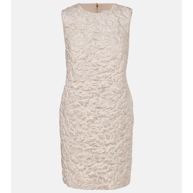 Carolina Herrera LamÃ shift dress