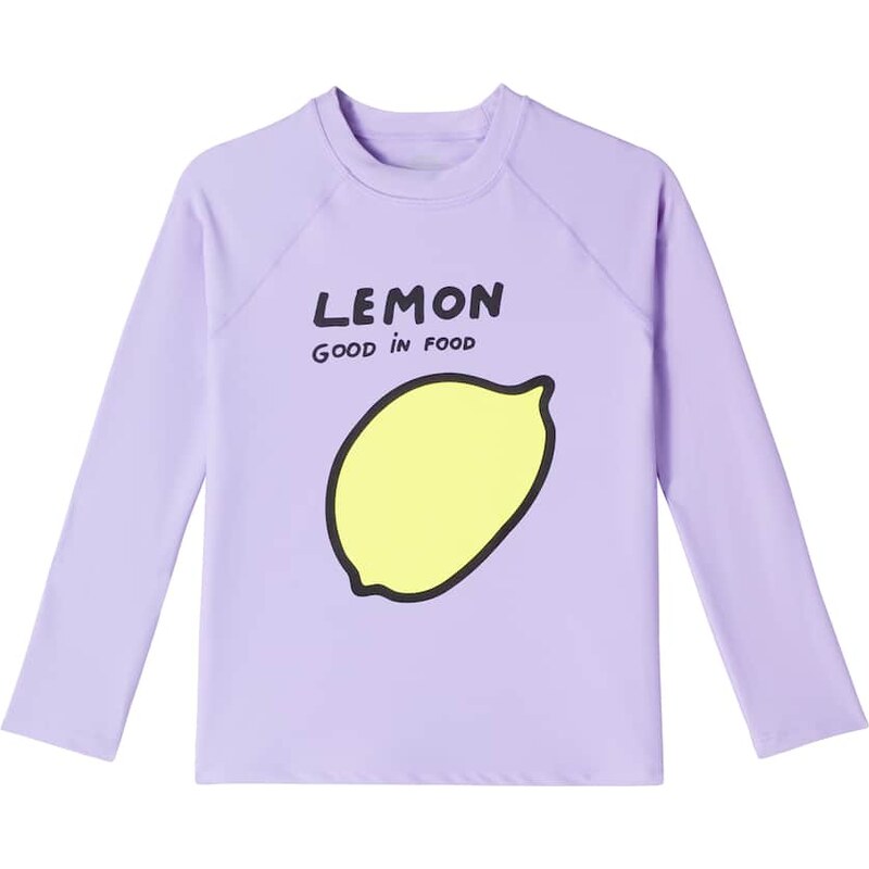 Jellymallow Lemon printed rashguard top