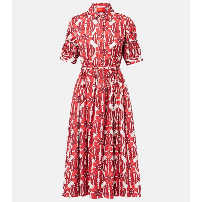 La DoubleJ Libertine printed cotton shirt dress