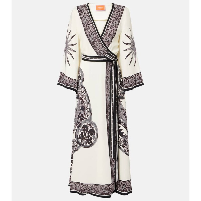 La DoubleJ Printed wrap dress