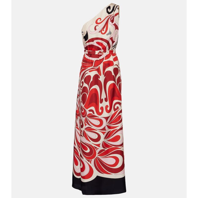 La DoubleJ Roy Phoenix silk twill maxi dress