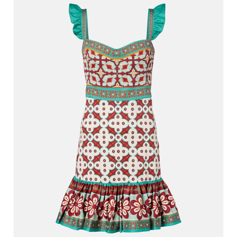 La DoubleJ Mini Gingerbread printed minidress