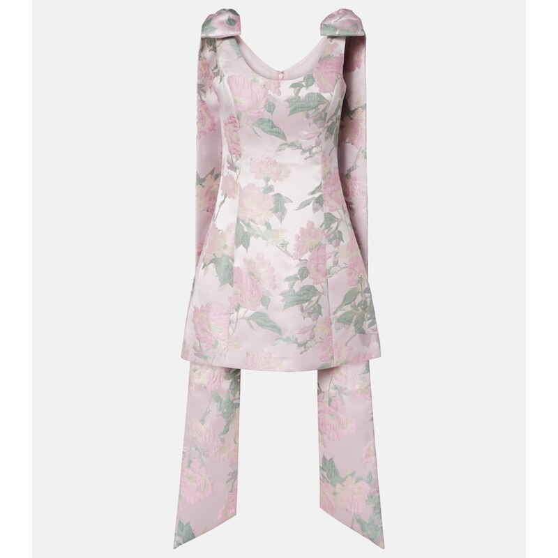 Markarian Gita floral brocade minidress