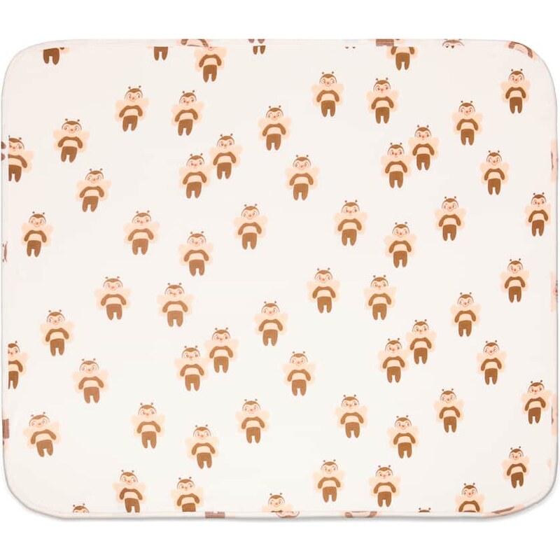Mini Rodini Baby printed cotton blanket