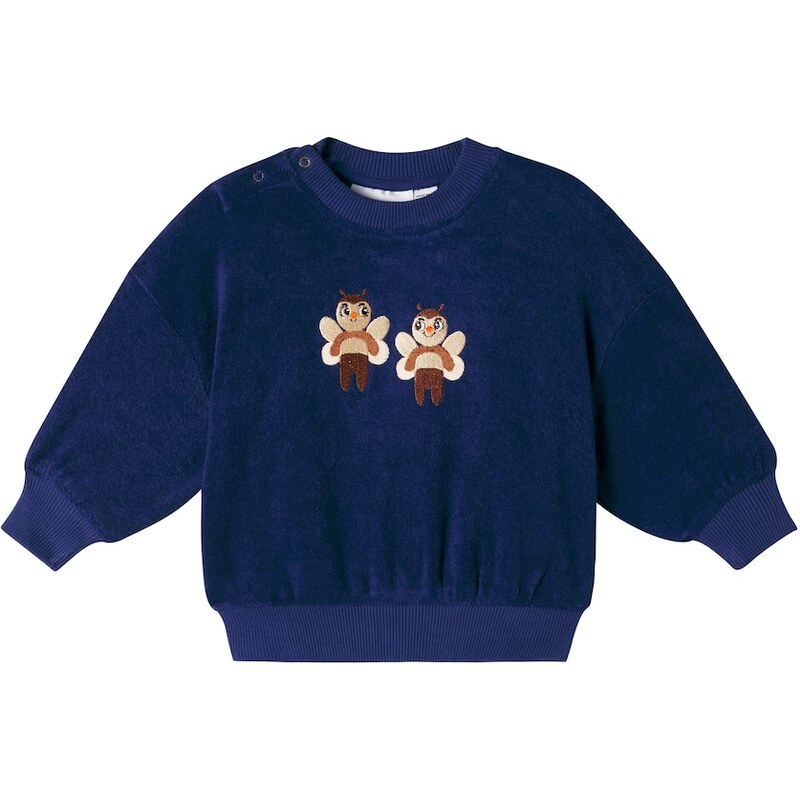 Mini Rodini Baby embroidered cotton terry sweatshirt