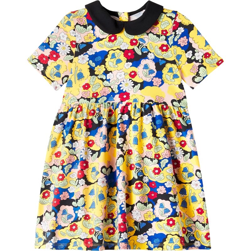 Mini Rodini Floral cotton-blend dress