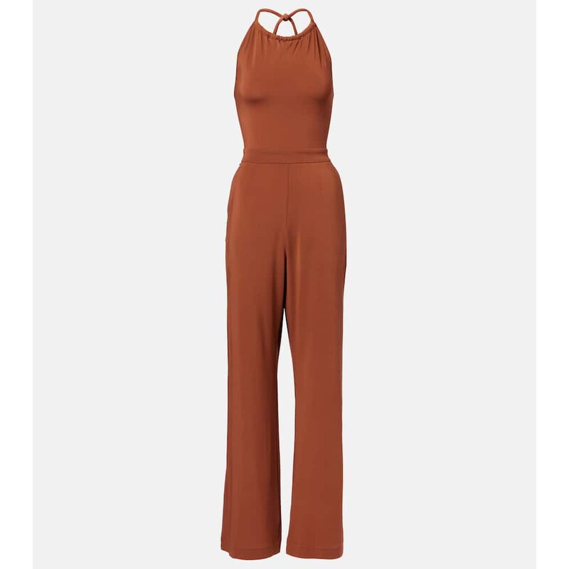 Max Mara Parsec halterneck beach jumpsuit