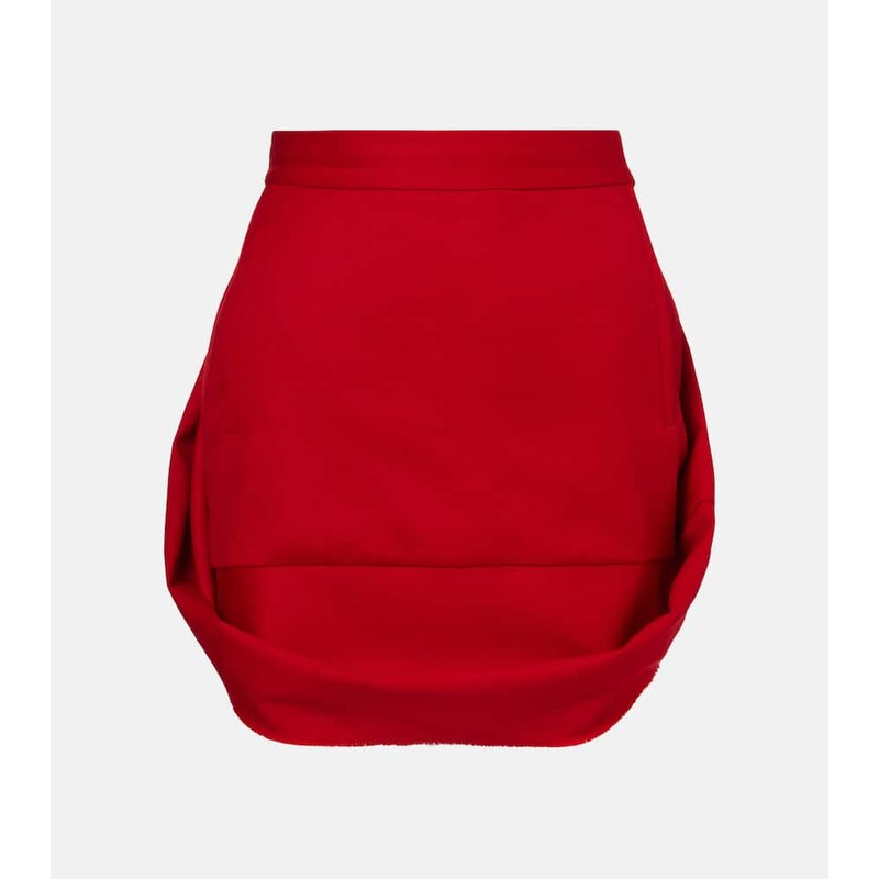 Vivienne Westwood Mini Frame wool miniskirt