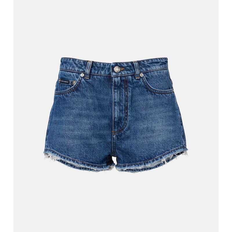 Dolce&Gabbana Frayed denim shorts