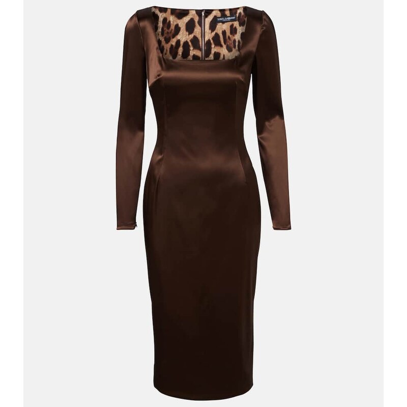 Dolce&Gabbana Satin midi dress