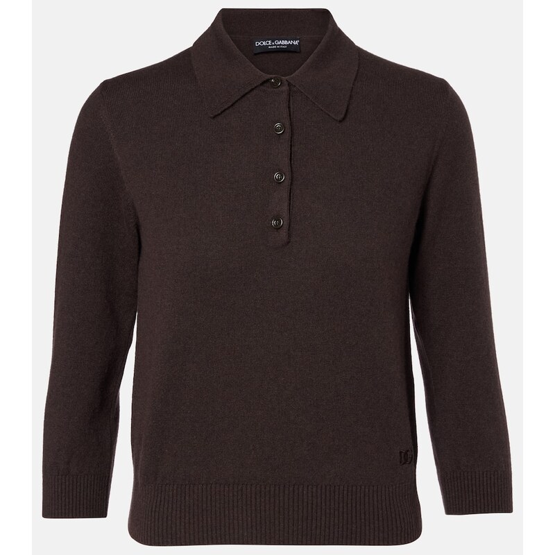 Dolce&Gabbana Cashmere polo sweater