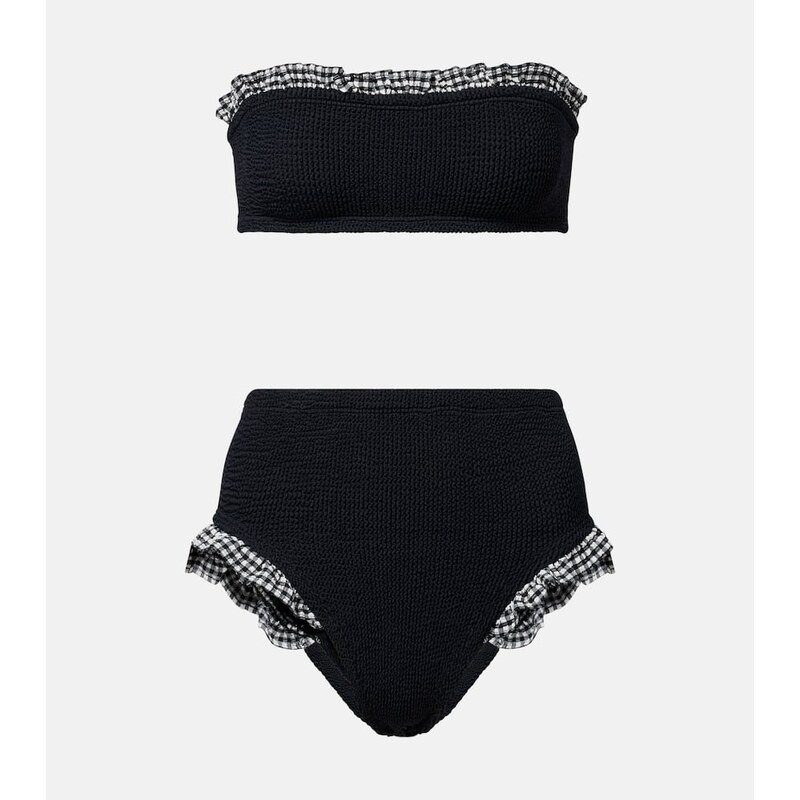 Hunza G Peggy ruffled bikini