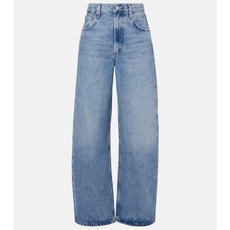 Agolde Low Curve mid-rise wide-leg jeans