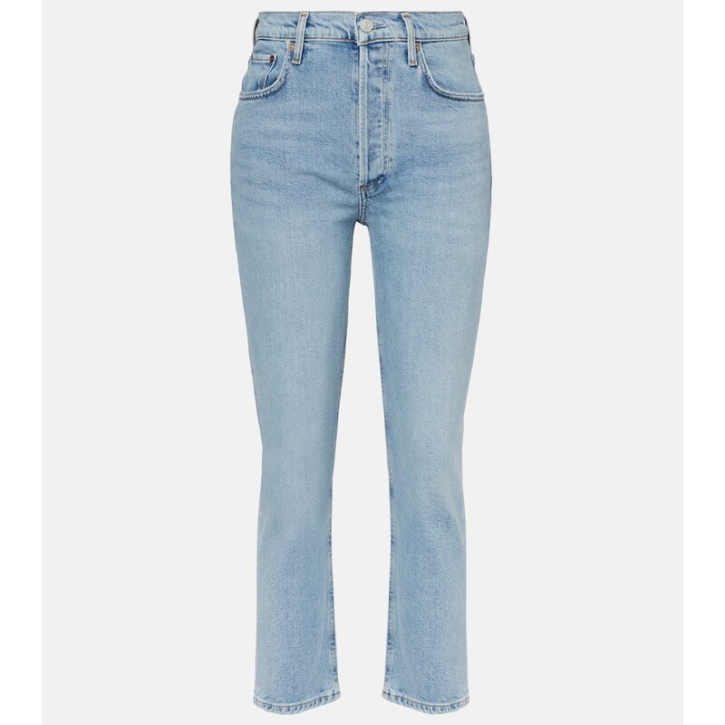 Agolde Riley high-rise straight jeans
