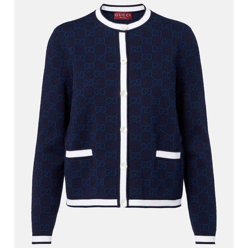 Gucci GG cotton intarsia cardigan