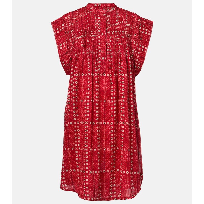 Marant Etoile Leazali printed cotton minidress