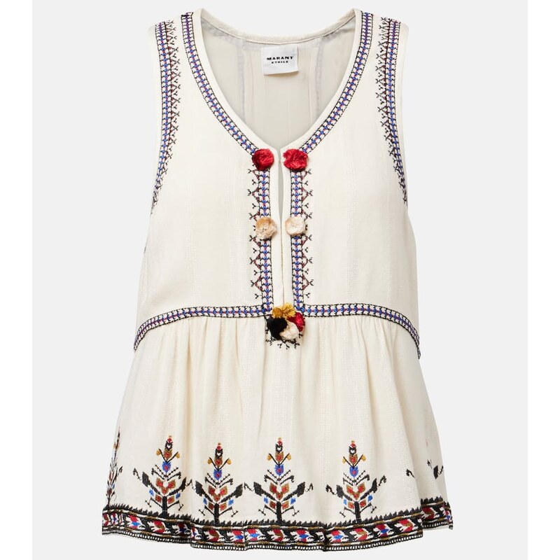 Marant Etoile Embroidered top