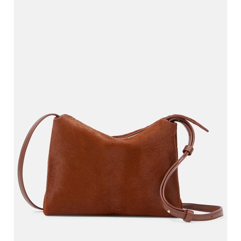 Khaite Lina Medium calf hair crossbody bag