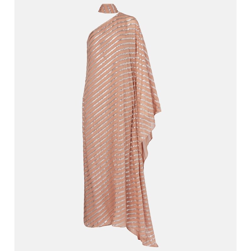 Taller Marmo Petra one-shoulder fil coupÃ maxi dress