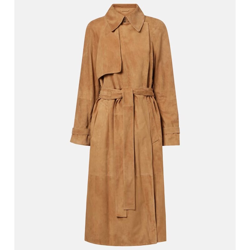 Proenza Schouler Ramona suede trench coat