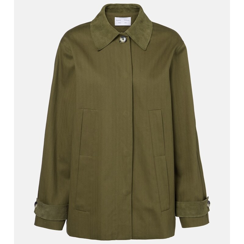Proenza Schouler Angela herringbone cotton jacket