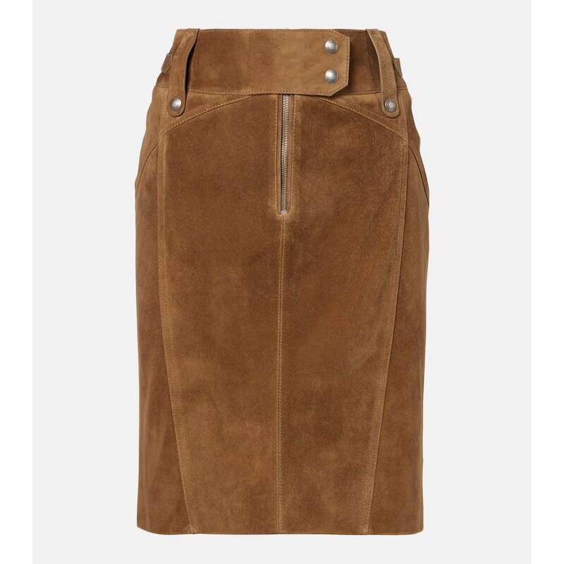Tom Ford Suede pencil skirt