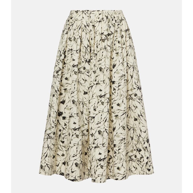 Proenza Schouler White Label Austin cotton poplin midi skirt