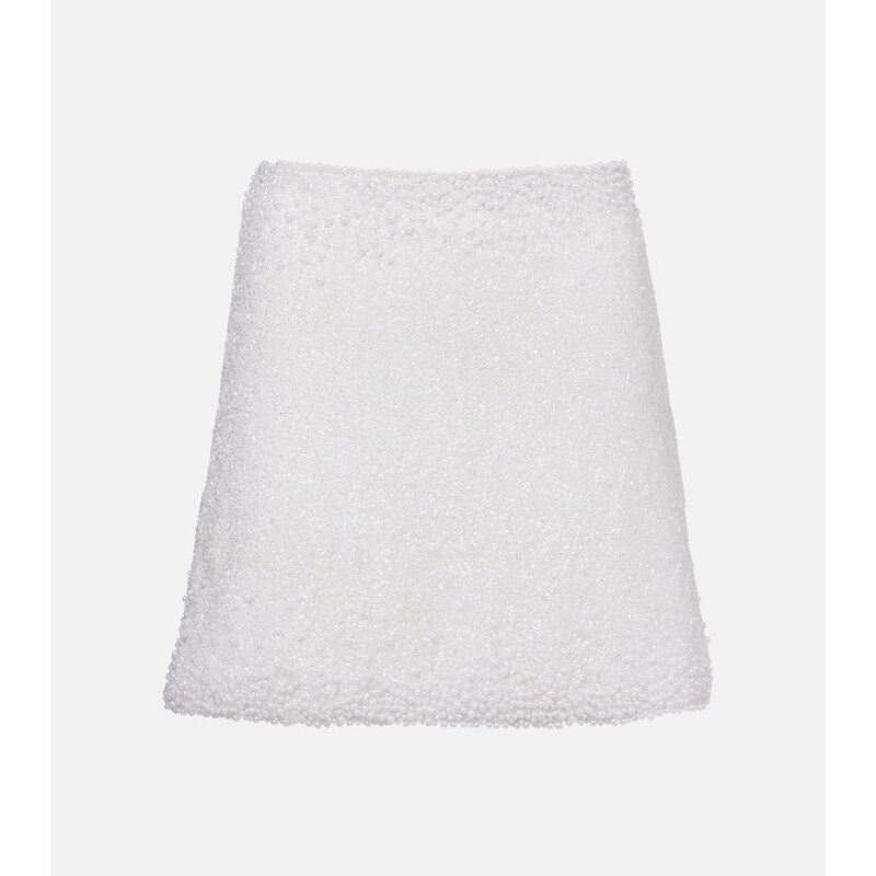 Clio Peppiatt Venus embellished miniskirt