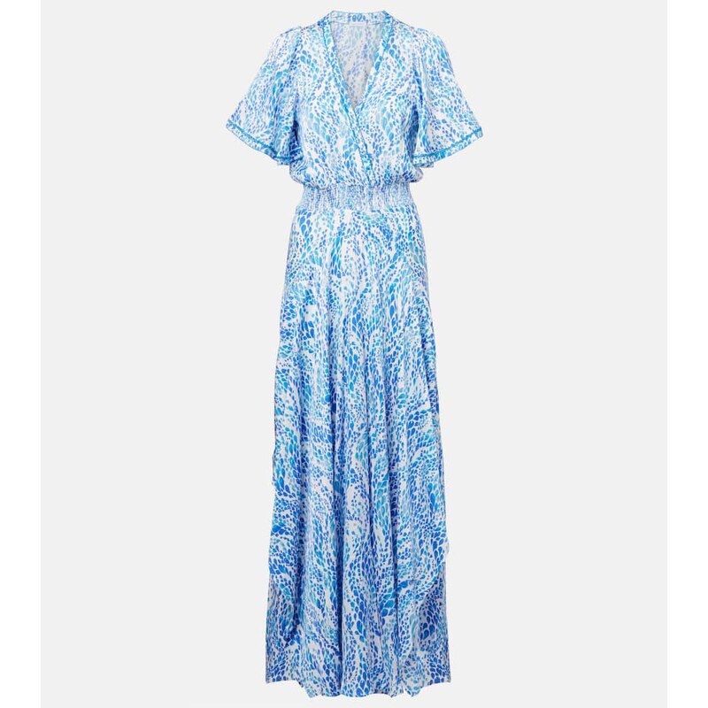 Poupette St Barth Mabelle printed maxi dress