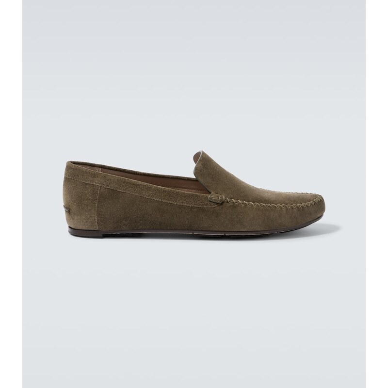 Manolo Blahnik Alder suede loafers