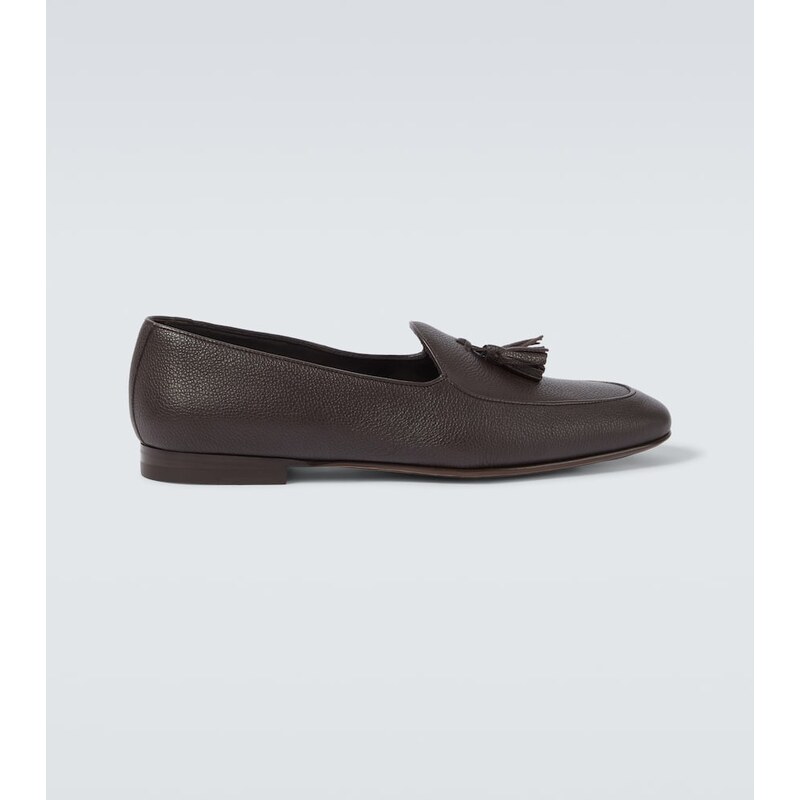 Manolo Blahnik Lennox leather loafers