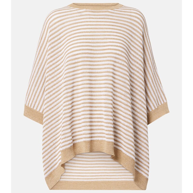 Brunello Cucinelli Knitted striped top