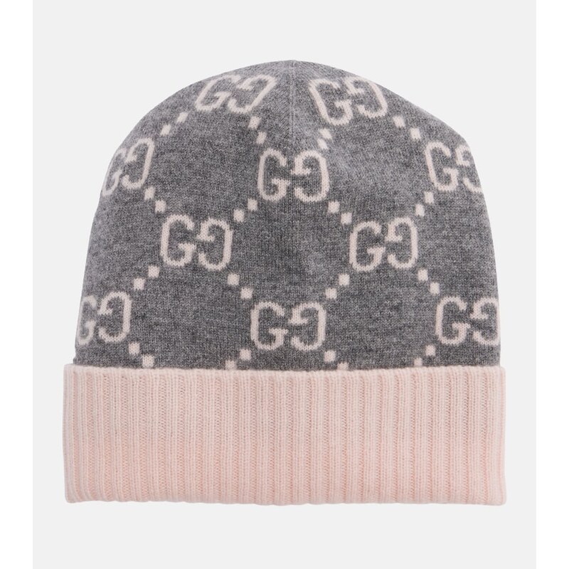 Gucci GG cashmere jacquard beanie