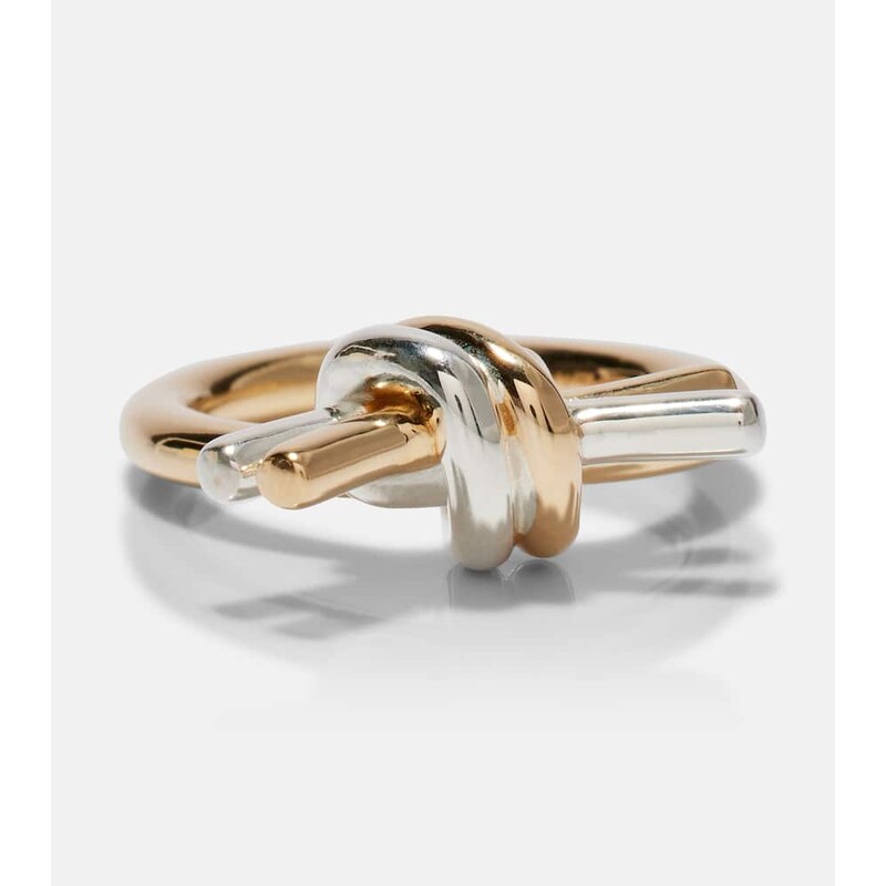 Bottega Veneta Knot gold-plated sterling silver ring